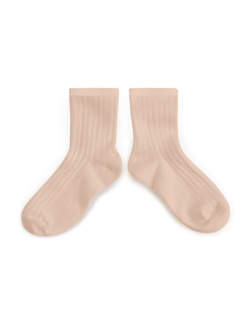 [COLLEGIEN] Ribbed Ankle Socks (N0.590)[24/27, 28/31, 32/35]