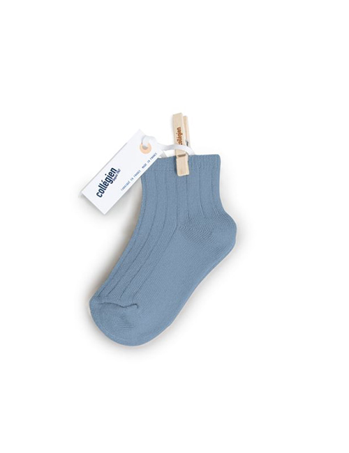 [COLLEGIEN]Ribbed Ankle Socks (No.803)