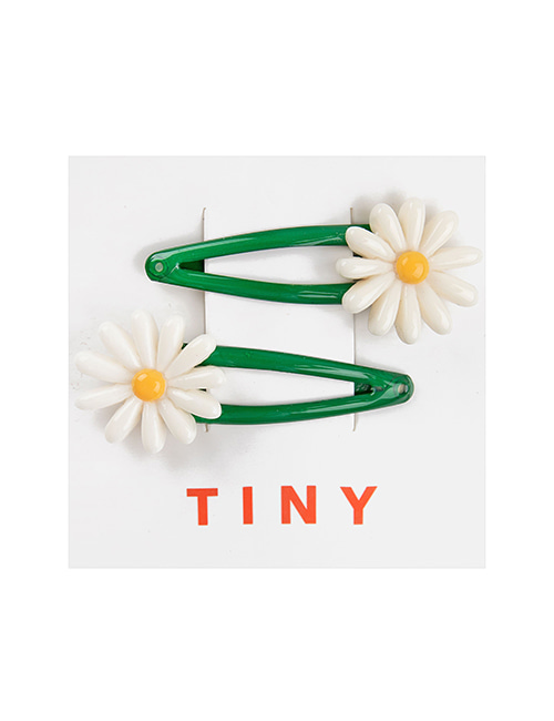 [TINY COTTONS]  DAISIES HAIR CLIPS SET multicolor