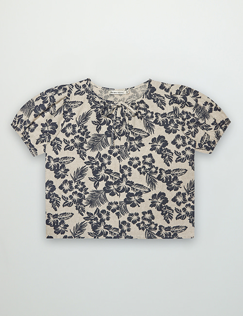 [THE NEW SOCIETY]  HIBISCUS GIRL BLOUSE _ HIBISCUS GIRL PRINT