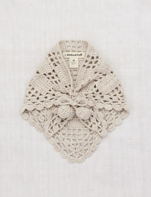 [MISHA AND PUFF]Crochet Kerchief _ Moon