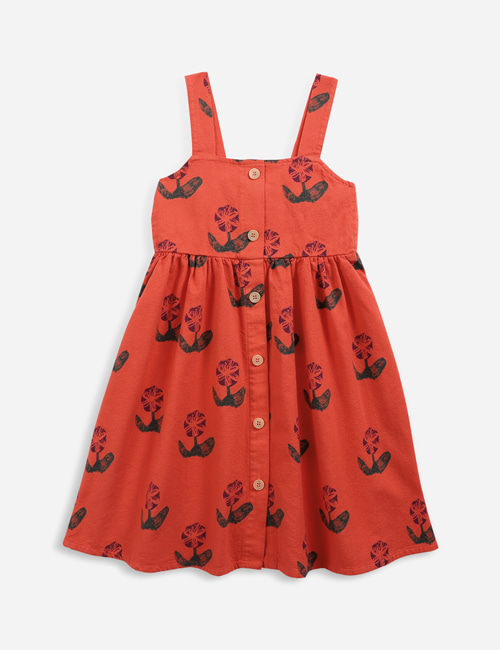 [BOBO CHOSES] Wallflowers all over woven dress [ 6-7y, 8-9y]