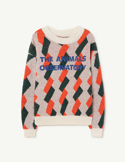 [The Animals Observatory] ARTY BULL KIDS+ SWEATER _ Bicolor [8Y, 10Y]