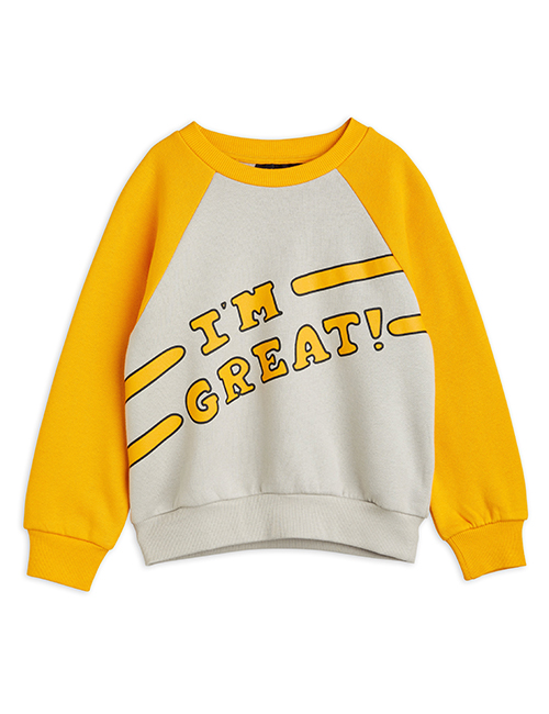 [MINI RODINI] I am great SP sweatshirt _ Orange