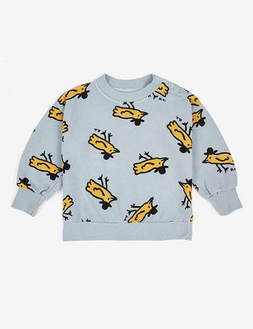 [BOBO CHOSES] Mr Birdie all over sweatshirt [12m]