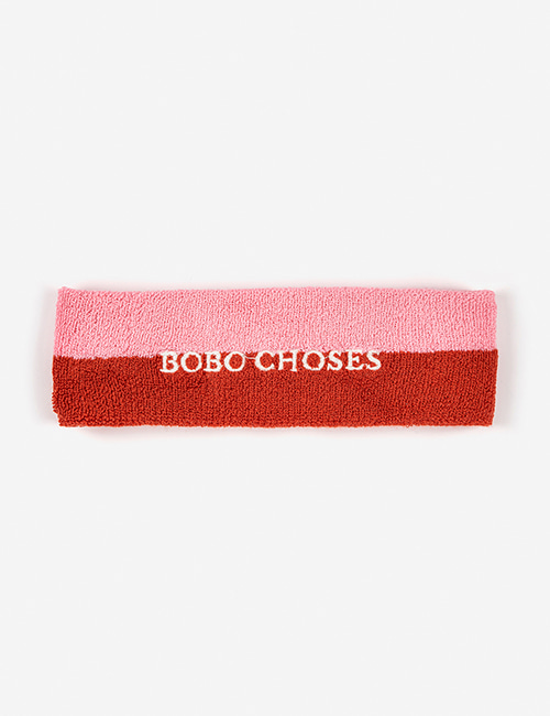 [BOBO CHOSES] Bobo Choses pink towel headband