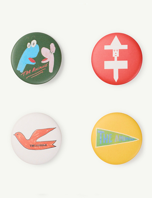 [The Animals Observatory]  White Button Badge