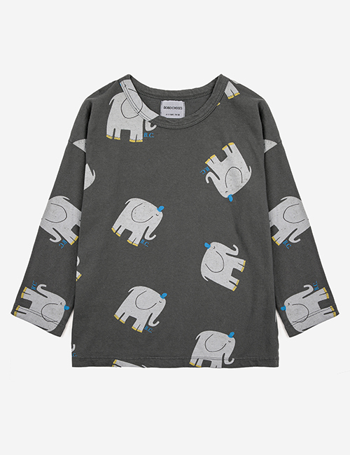 [BOBO CHOSES]The Elephant all over long sleeve T-shirt