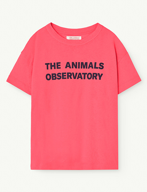[The Animals Observatory]  ORION KIDS T-SHIRT Pink [3Y, 4Y, 6Y]