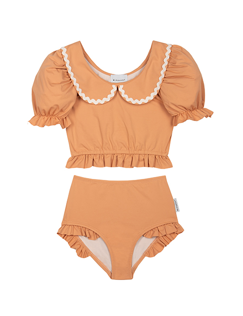 [MIPOUNET] CATALINA COLLARED SWIMSUIT _ PEACH [ 3Y, 4Y]
