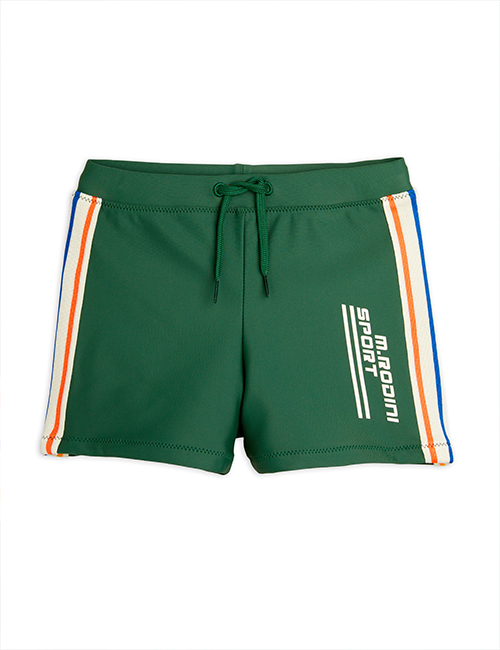 [MINI RODINI]M Rodini sport sp swim pants _ Green [ 92/98]