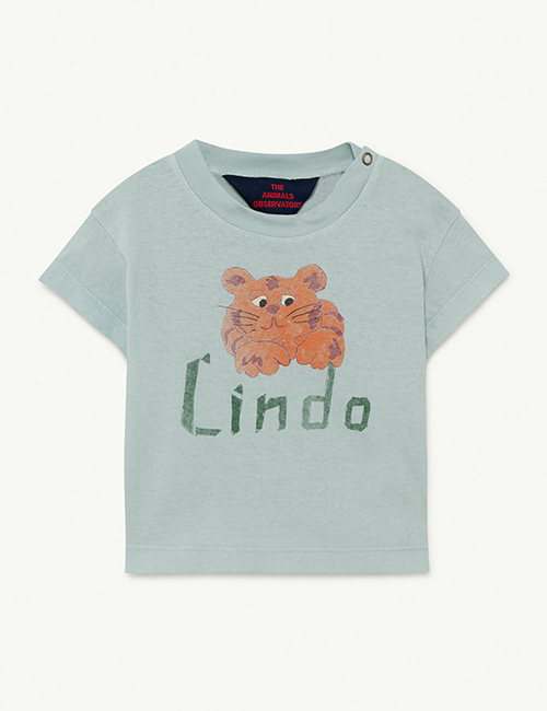 [T.A.O]  ROOSTER BABY T-SHIRT _  Blue Lindo