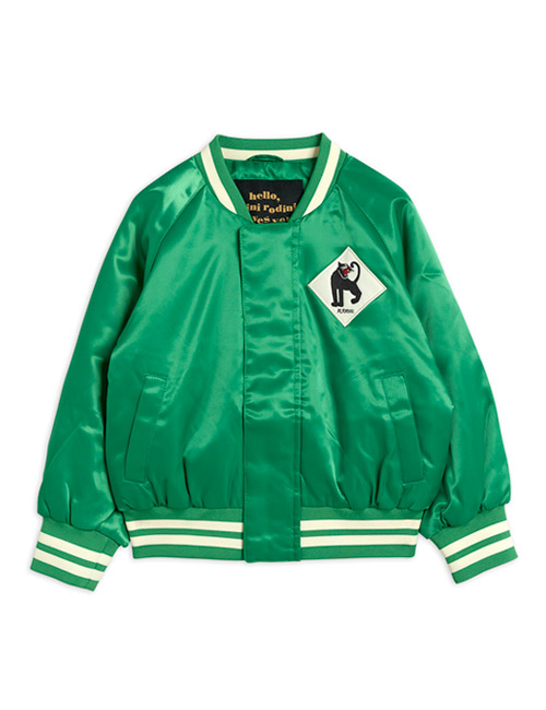[MINIRODINI] Panther baseball jacket _ Green[92/98, 104/110, 116/122, 128/134]