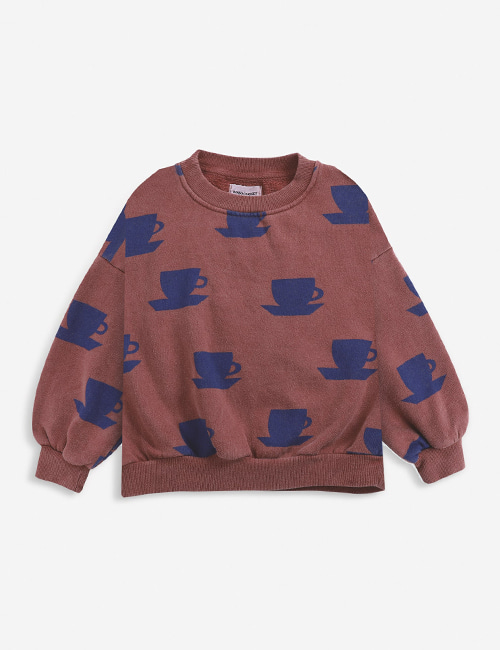 [BOBO CHOSES]  Cup Of Tea All Over sweatshirt[4-5y]