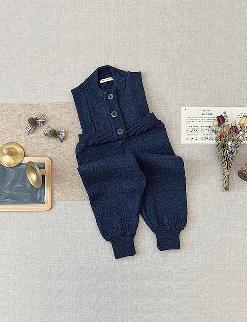 [SOOR PLOOM] Annie Coverall - Chambray[8Y]