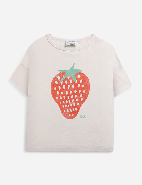 [BOBO CHOSES]  Strawberry short sleeve T-shirt