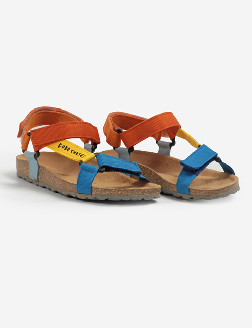 [BOBO CHOSES] Color Block straps sandals
