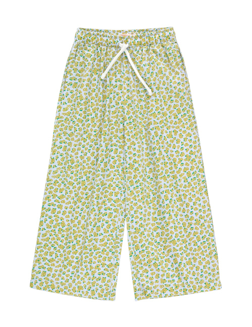 [TINY COTTONS]  OLEANDER STRAIGHT PANT _ pale blue/yellow[4Y, 8Y, 10Y]