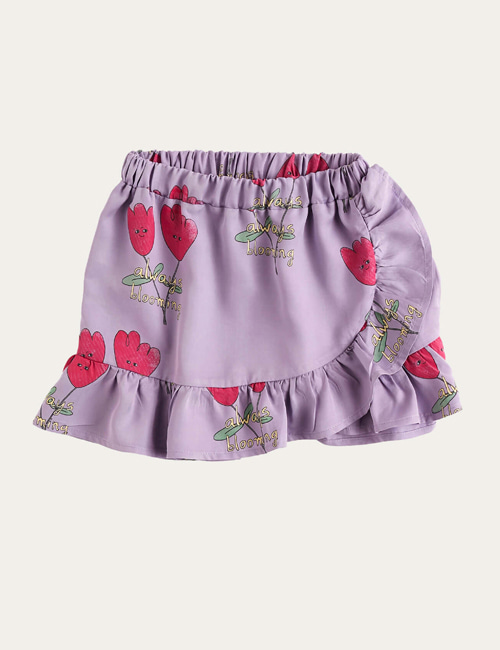 [THE CAMPAMENTO]  Flowers Skirt