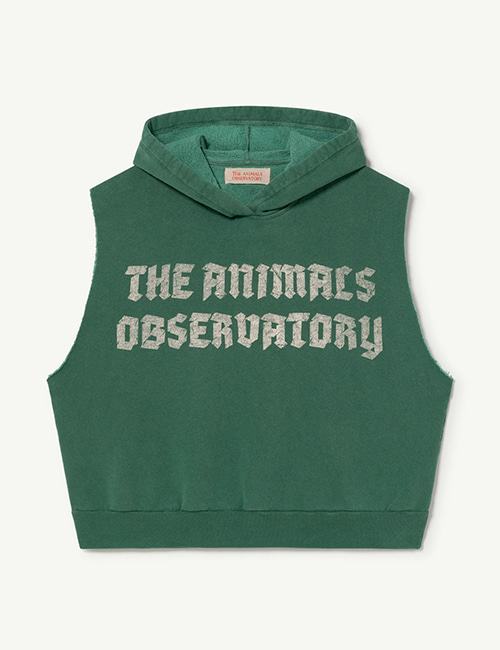 [The Animals Observatory] WHALE KIDS SWEATSHIRT _ Green [4Y, 8Y]