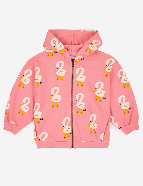 [BOBO CHOSES] Pelican all over zipped sweatshirt [12-13y]