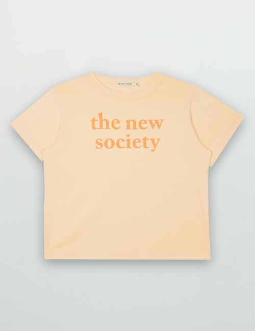 [THE NEW SOCIETY]  Logo Print Tee _ Bellini