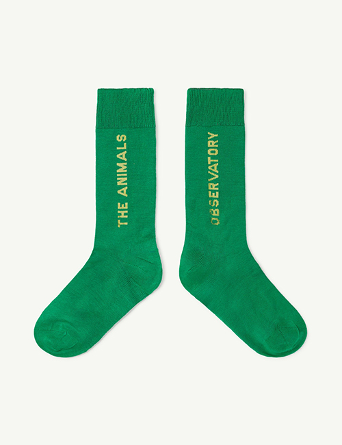 [The Animals Observatory]  Hen Green Socks [ 23-26, 27-30, 31-34, 35-38]