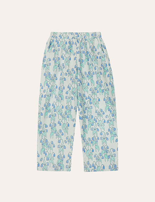 [THE CAMPAMENTO] BLUE FLOWERS TROUSERS [4Y]