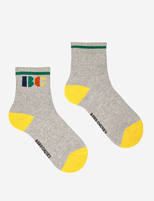 [BOBO CHOSES]Multicolor BC short socks [35-37]